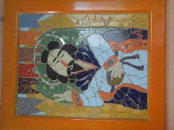 Quadro religioso "São João" do nordeste